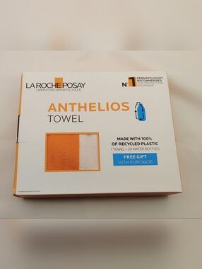 FREE w/ Purchase La Roche-Posay Anthelios Orange & White Towel NIB